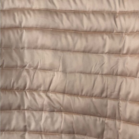 Elisabetta Franchi Peach Quilted Crop Coat - Size 46 (US 10) - Picture 13 of 16